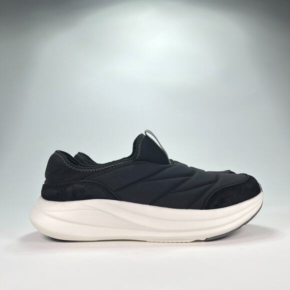 32 Degrees Black White Quilted Puffer Slip On Comfort Shoes Walking Mens Size 11 - Picture 1 of 10
